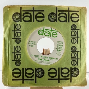 THE POOH 45 RPM I'LL CLOSE THE DOOR BEHIND ME STEREO/MONO PROMO—EX - Picture 1 of 6
