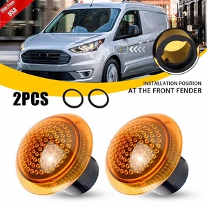 Amber Lens Side Fender Light Housing ONLY For 2010-2021 Ford Transit Connect US - Picture 1 of 13