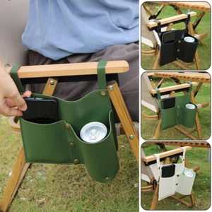 Outdoor Camping Chair Storage Bag Table Side Hanging Pocket Armrest Hanging Bag - Picture 1 of 19