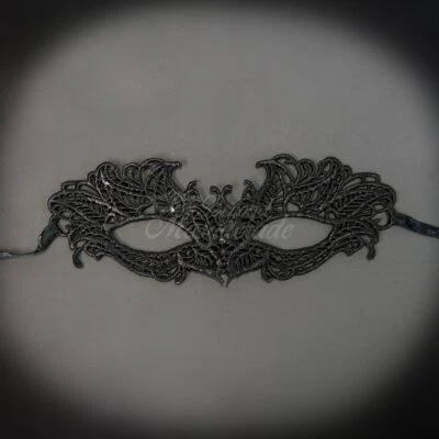 Colección Encaje | Máscara Mascarada Encaje Negra LM0101 Foto 1 de 4