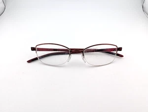 Adidas Eyeglasses, Frames Only, a670 40 6054, 49-18-140, Austria, Metal, Red - Picture 1 of 14