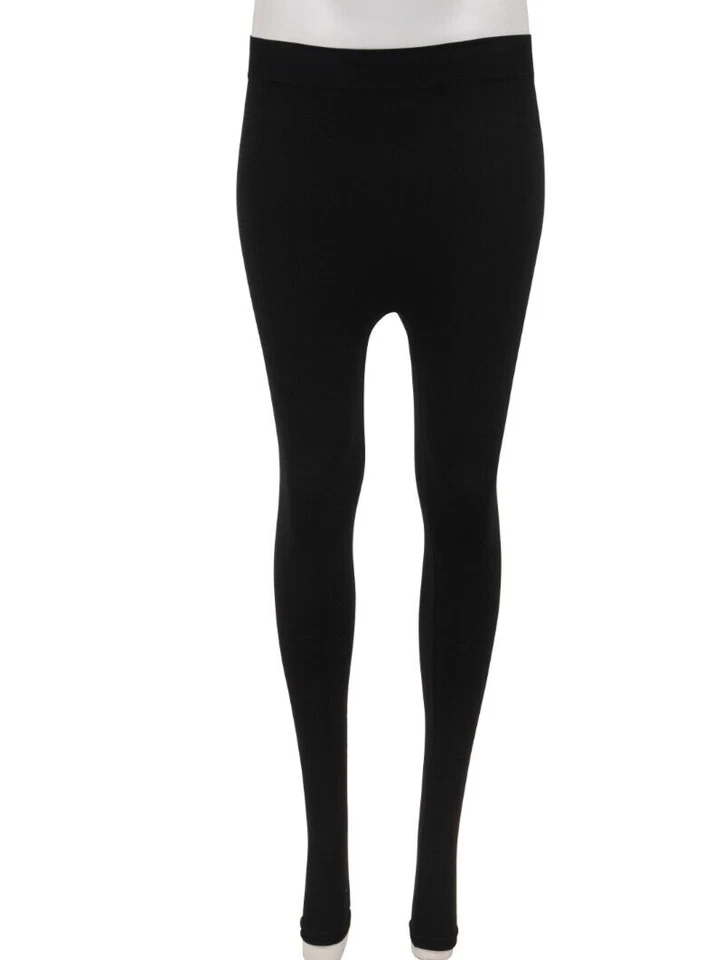 Rick Owens Mujer Leggings Talla Mediana Negro Elastizado Pantalones FW21 Getsemaní Foto 1 de 4
