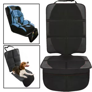 Car Seat Protector Mat Booster PADDED Cushion Cover Kick Mat Pad Baby Booster - Picture 1 of 8