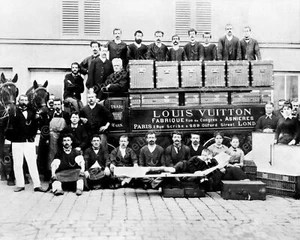 Wagon Load Of Steamer Trunks 1888 Vintage 8x10 Reprint Of Old Photo - Picture 1 of 1