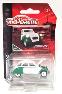 Majorette 212052010 Citroen 2CV Blanco/Verde (253A-4) - Vintage Escala 1:64 Modelo - Imagen 1 de 1