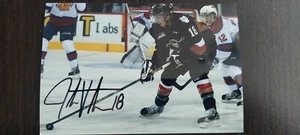Jake Virtanen Hand Signed WHL Calgary Hitmen 4X6 Photo, Authentic - Picture 1 of 2