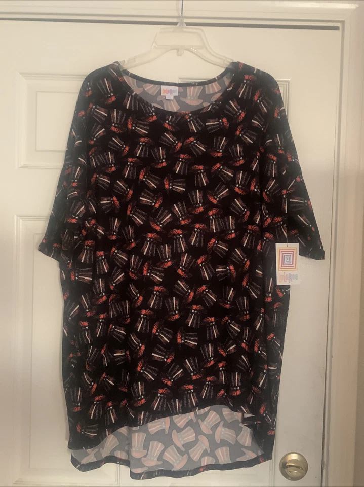 LuLaRoe Carly Dress XXS Arrow Print Black White Aztec Geometric 142161 Womens