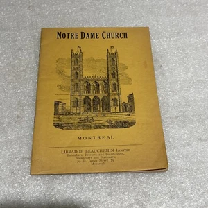 Notre Dame Church, Montreal - Vintage 1917 Booklet - Canada - Picture 1 of 8