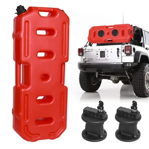 20L Fuel Pack Gas Tank Oil Petrol Can Storage Container Lock Car Offroad ATV SUV - Picture 1 of 15