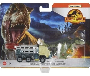 GIGANOTOSAURUS CARGADOR Jurassic World Dominion Matchbox Dinosaurios Transportadores - Imagen 1 de 1