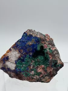 AZURITA MALQUITA Kenitra Marruecos - MOROCCO MINERAL COLECCION 7x7x6 K3 - Imagen 1 de 8