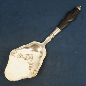 Christian F. Heise Sterling Silver & Ebony Handle Pie/Cake Server - Free Ship US - Picture 1 of 5