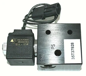 Muncie Solenoid Valve Block Assembly, 12V, OEM,Part # 35T37928, PTO, Dump Truck - Picture 1 of 5
