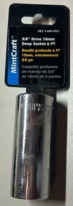 MintCraft 3/8" Drive 18mm Deep Socket 6 PT - Picture 1 of 1