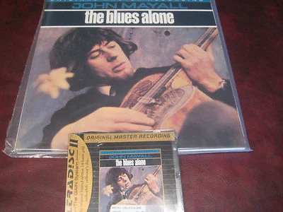 JOHN MAYALL VERIFIED 1ST ED MFSL BLUES ALONE 200G LP Low#d 23 + 24 KARAT GOLD CD - Image 1 of 2