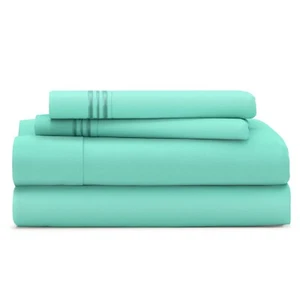 King Size Sheet Set - Pastel Green King Bed Sheets - Deep Pocket - Super Soft... - Picture 1 of 7
