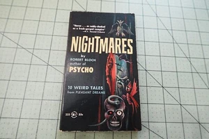 NIGHTMARES BY ROBERT BLOCH 1961 PULP BELMONT BKS HORROR/FANTASY STORIES - Imagen 1 de 3