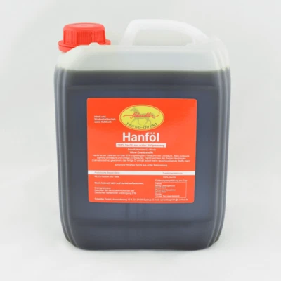 Hanföl 10 L - Für Pferde & Hunde - Omega 3 und 6 Fettsäuren  Barföl  Hanfsamenöl - Bild 1 von 4