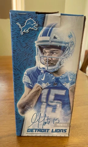 2017 GOLDEN TATE DETROIT LIONS BOBBLE HEAD THANKSGIVING DAY SGA NFL Cover
