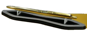 "Paper Mate" Powerpoint Gold plated> Made in US c.1979's Thin Ballpoint pen - Picture 1 of 10