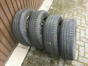4xkomplette Sommerreifen+Felgen 185/65R14 86T für Toyota Avensis,Corolla Mazda - Bild 1 von 14