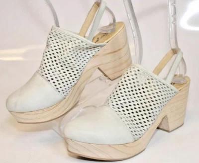 Zuecos para mujer Free People Logan 38 cuero tacones con tira Hechos en España Nuevos sin caja Foto 1 de 4