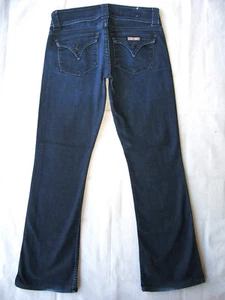 Hudson Signature Bootcut Jeans Wm Sz 27 Dark Blue+Stretch Run Big Sz 29 Fit L29 - Picture 1 of 10