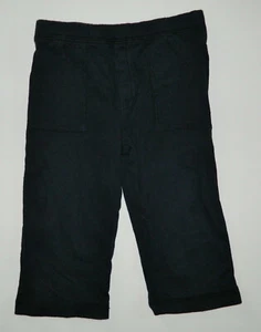 SPLENDID boys girls Black Pull On Cotton Poly PANTS* 6 9 12 months - Imagen 1 de 3