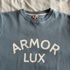 Mens Armour Lux Sweatshirt Size Large (L) in Light Blue Crew Neck Pullover