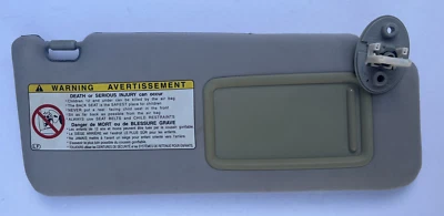 2006-2013 Lexus IS250 IS350 Passenger Right Side Sun Visor Gray - Image 1 of 4