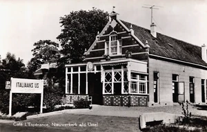 Países Bajos Nieuwerkerk aan den IJssel Café L'Espérance Vintage RPPC C387 - Imagen 1 de 2