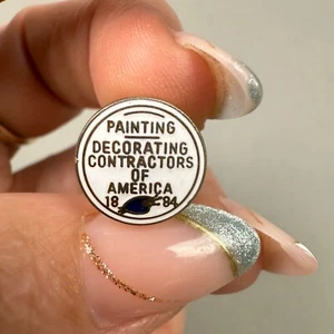 Vintage Painting Decoration Contractors of America Pinback Collectible Pin - Picture 1 of 2