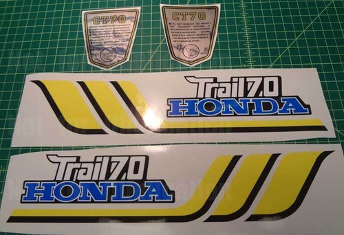 1977 CT70 CT-70 6pc Vintage Frame Decals, aufkleber, stickers, graphics ...