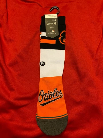 BALTIMORE ORIOLES STANCE MLB CASUAL SOCKS MEN'S SIZE MEDIUM SIZE 6-8.5 Cover