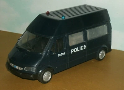 1/32 Scale 1998 Ford Transit Mk3 Plastic Hightop Police Van (6.5") New-Ray Toy - Image 1 of 4