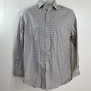 Ralph Lauren Button Down Long Sleeve Shirt Mens Medium Multicolor Plaid Cotton - Picture 1 of 9