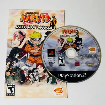 Naruto: Ultimate Ninja (Sony PlayStation 2 PS2, 2006) (Disc And Manual Only) - Image 1 of 2