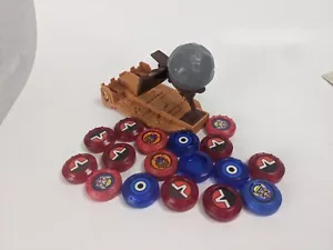Lanzador y discos de catapulta para juego de mesa de armas y guerreros (otro juego) - Imagen 1 de 3