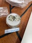 2 Pcs 10.15 Ct. 12mm Round 100% Natural Green Amethyst Brazilian - 2 More Listed