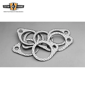 10x Juntas de escape para motor Harley cabeza de pala 66-84 réplica para 65835-86T - Imagen 1 de 1