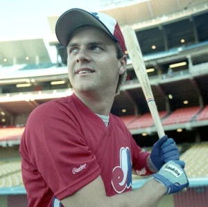 Mitchell & Ness Montreal Expos 1989 Larry Walker Authentic Batting BP Red Jersey - Picture 1 of 13