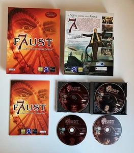 FAUST I SETTE GIOCHI DELL'ANIMA PC BIG BOX CD-ROM ITALIANO CRYO CTO - Picture 1 of 2