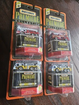 Matchbox Premiere Collection Series  Fire Engines 4 To Go - Image 1 of 4