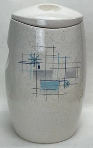 RARE Franciscan Oasis Atomic Large Flour Canister with Lid 10" VGC - Picture 1 of 14