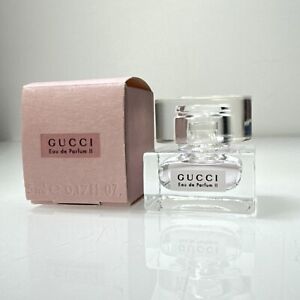 Gucci II Eau De Parfum Gucci ii 0.17oz/ 5ml Miniature Rare Discontinued