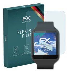 atFoliX 3x Osłona ekranu do Sony SmartWatch 3 Folia ochronna przezroczysta i elastyczna - Zdjęcie 1 z 8