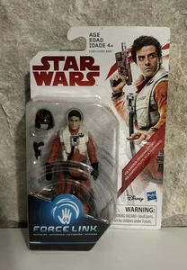 Star Wars Poe Dameron Die letzten Jedi Hasbro Force Link Resistance Pilot Figur - Bild 1 von 2