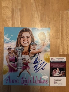 Foto firmada por Anna Leigh Waters edición 8x10 certificado de autenticidad JSA - Imagen 1 de 2