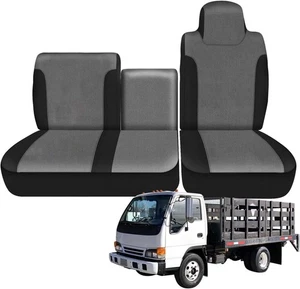 Truck Seat Cover Compatible with 1995-2005 Isuzu NPR Front 40/60 Split Bench ... - Bild 1 von 6