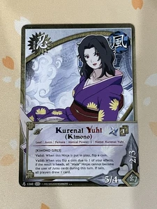 Naruto CCG, Kurenai Yuhi (Kimono), 1260, 1ª Edición, LP, Raro - Imagen 1 de 2